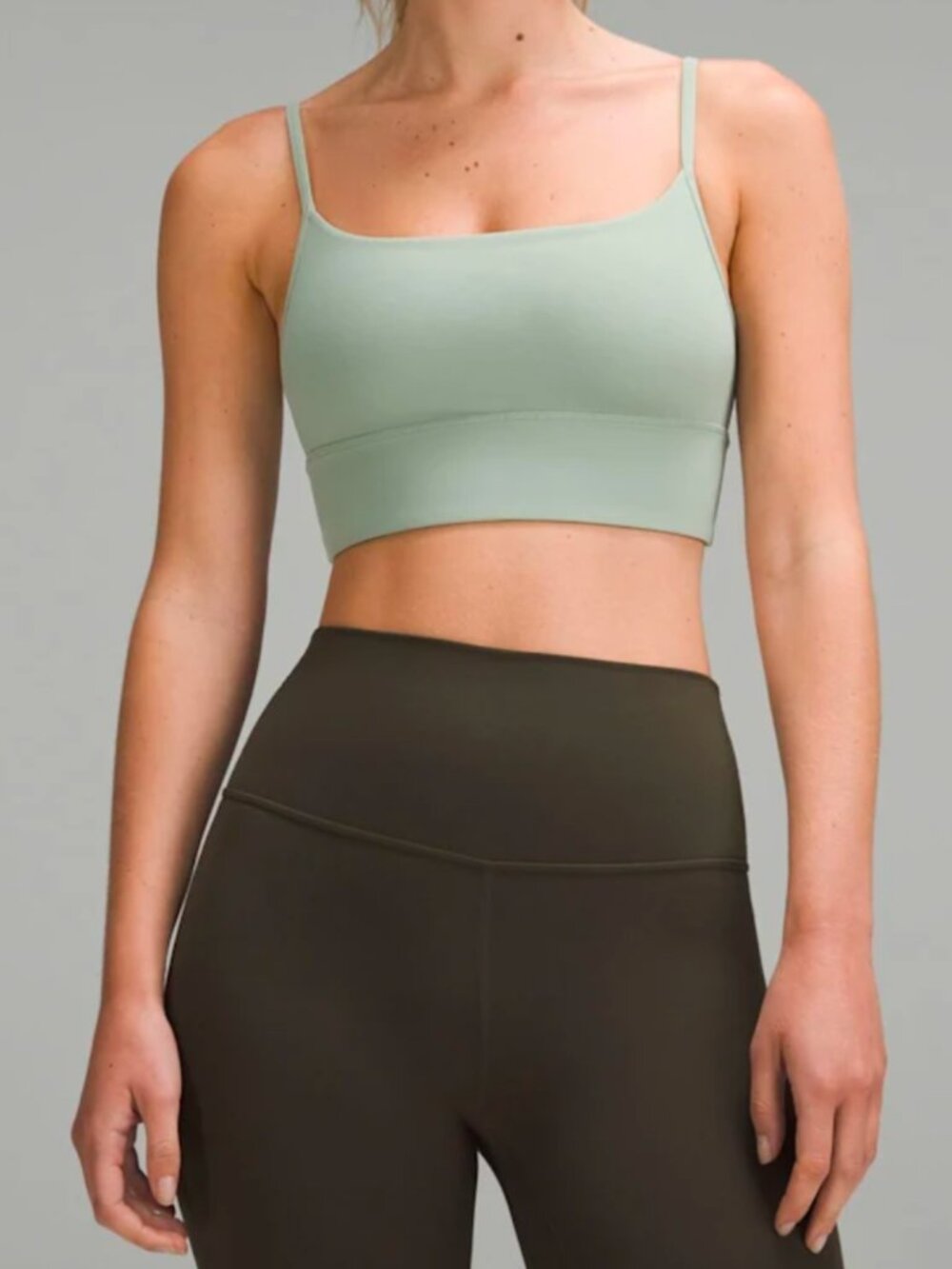 LL Align Crop Bra Green Size 4